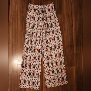 Bethany Mota Wide Leg Butterfly Pants